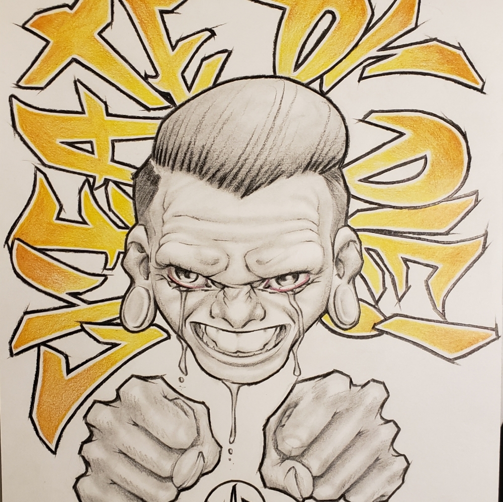 A.W.E Original Artwork "As We Evolve" Art Gallery Graffiti Artist - Picture 12 of 14